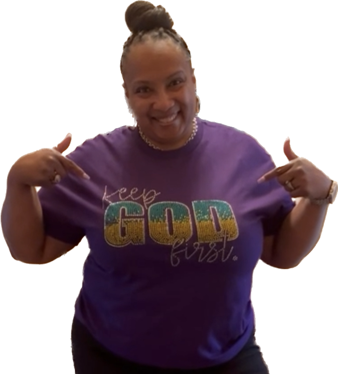 Bling Keep God First T-Shirt